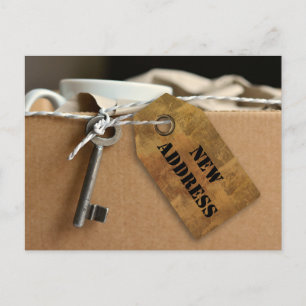 Faire-part Nouvelle adresse - Carte postale de la maison ou d