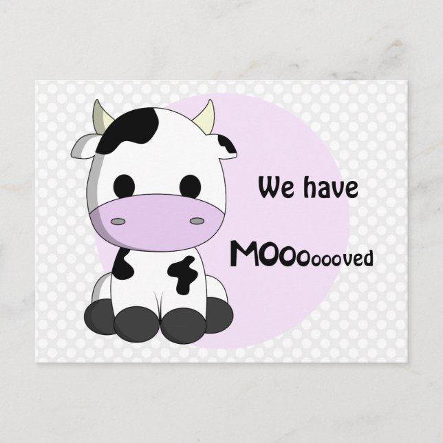 Faire-part Nouvelle adresse - carte postale de notification d (Devant)