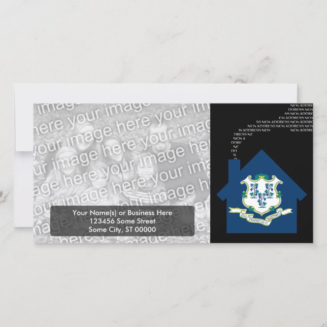 Faire-part nouvelle adresse de connexion (Devant)