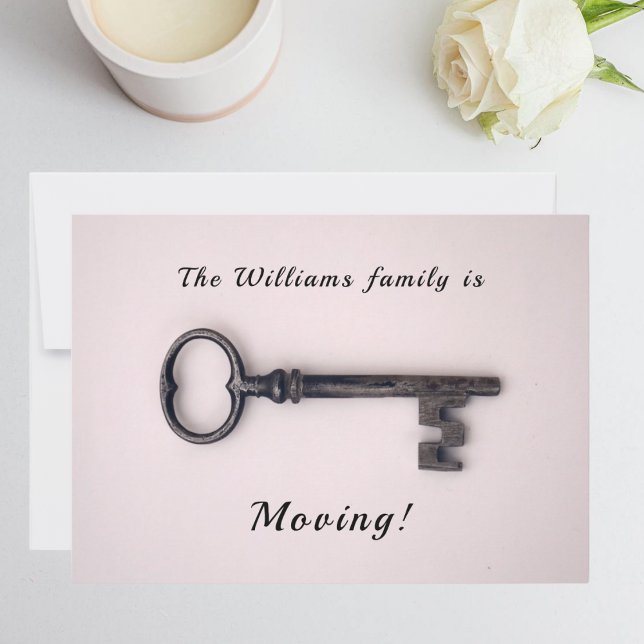 Faire-part Nouvelle adresse résidentielle minimale Ancienne c (Créateur téléchargé)