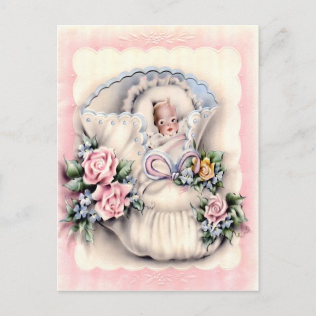 Faire-part Nouvelle carte postale bébé (Devant)