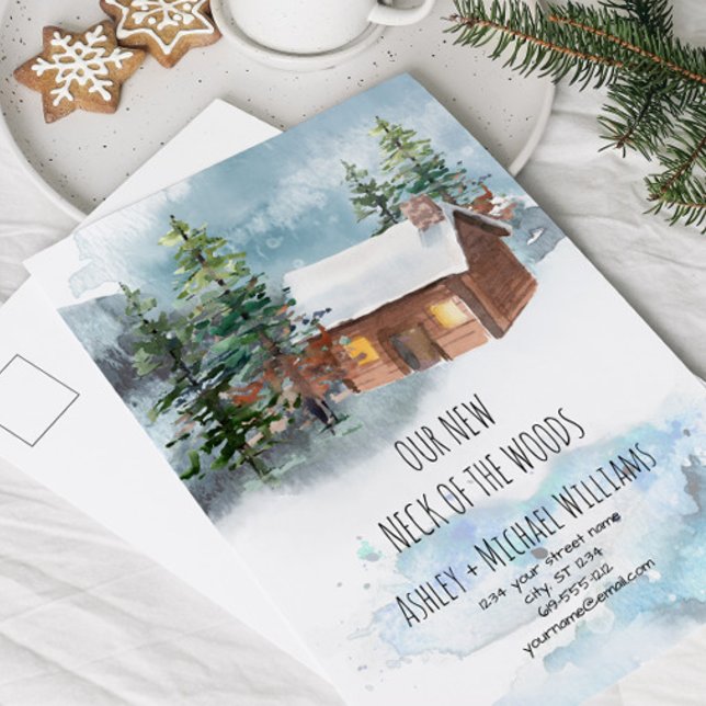 Faire-part Nouvelle carte postale d'annonce de déménagement N (Créateur téléchargé)