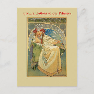 Faire-part Nouvelle Carte Postale d'Annonce de Diplôme de Sty