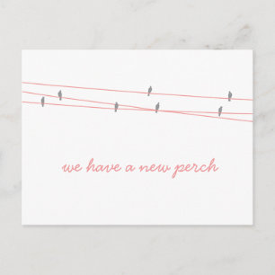 Faire-part Nouvelle carte postale de changement d'adresse Per