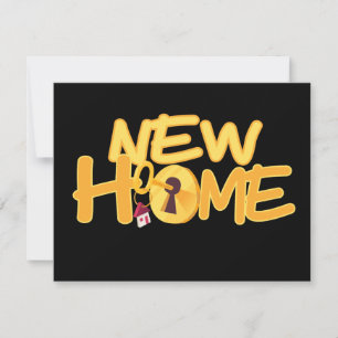 Faire-part Nouvelle clé de porte avant à domicile personnalis