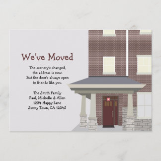 Faire-part Nouvelle construction - Nous avons déménagé la Fai