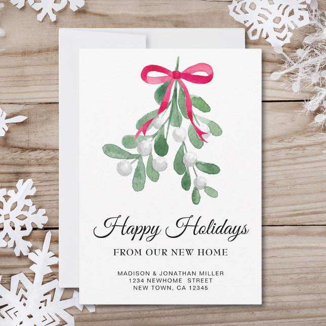 Faire-part Nouvelle maison Joyeuses vacances Déménager (Créateur téléchargé)