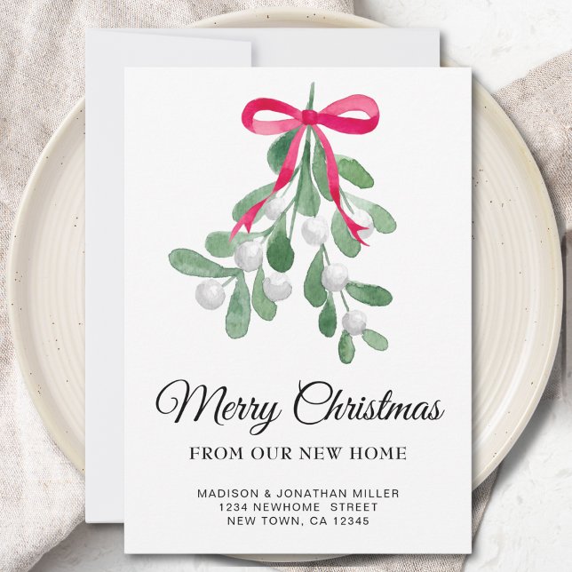 Faire-part Nouvelle maison Joyeux Noël Moving (Créateur téléchargé)