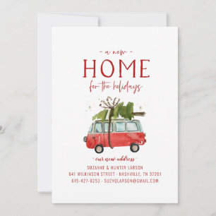 Faire-part Nouvelle Maison Pour Les Fêtes Annonce De Déménage