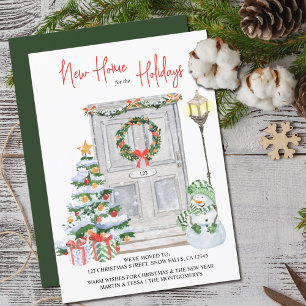 Faire-part Nouvelle maison pour les jours fériés Numéro de po