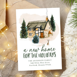 Faire-part Nouvelle maison pour les vacances déménager
