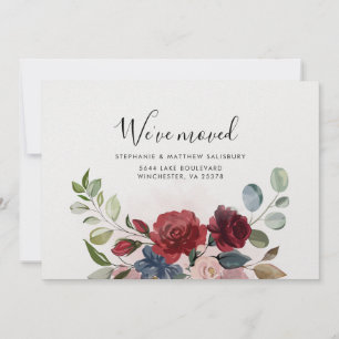 Faire-part Nouvelle mise à jour d'adresse Déménager