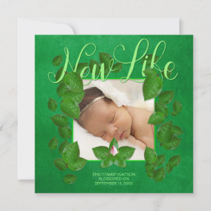 Faire-part Nouvelle vie bébé fille