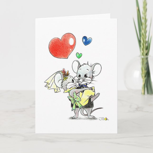 Faire-part nouvellement mariés (Devant)