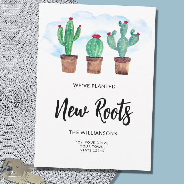 Faire-part Nouvelles racines en mouvement (Créateur téléchargé)