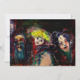 Faire-part NUIT DE CARNAVAL À VENISE Mascarade Vénitienne Mas