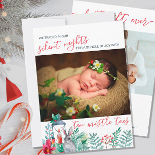Faire-part Nuits Silencieuses pour Dix Gui Mignon Naissance