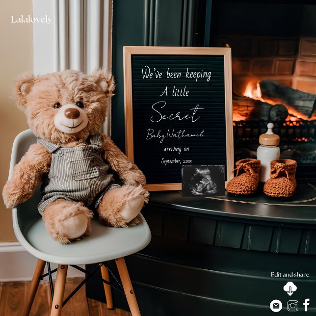 Faire-part numérique neutre de grossesse (Créateur téléchargé)