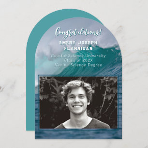 Faire-part océanique diplômé en sciences marines