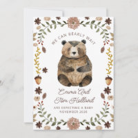 On Peut Attendre L'Aquarelle Grossesse De L'Ours