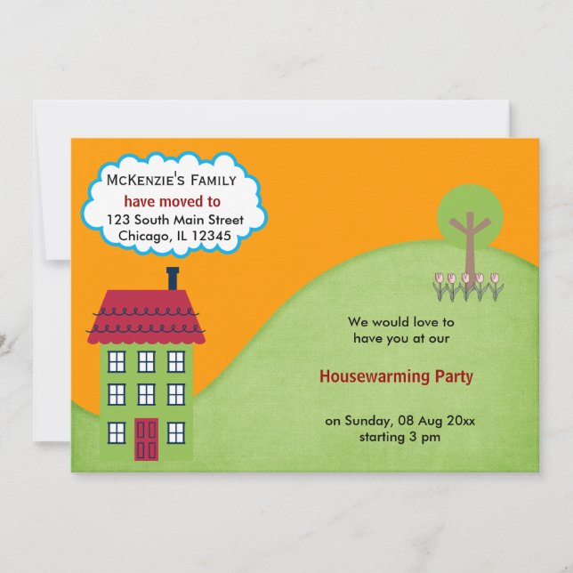 Faire-part Open House (Devant)