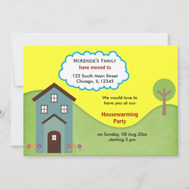 Faire-part Open House (Devant)