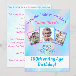 Faire-part ou 100 Enregistrer la DATE avec 1 - 3 P