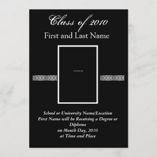 Faire-part ou invitation d'obtention du diplôme