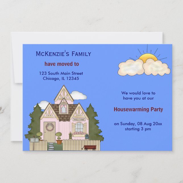 Faire-part Ouverture (Devant)