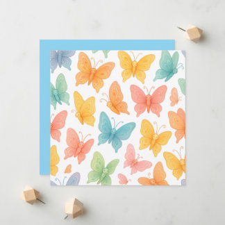Faire-part "Papillons Fantaisistes"
