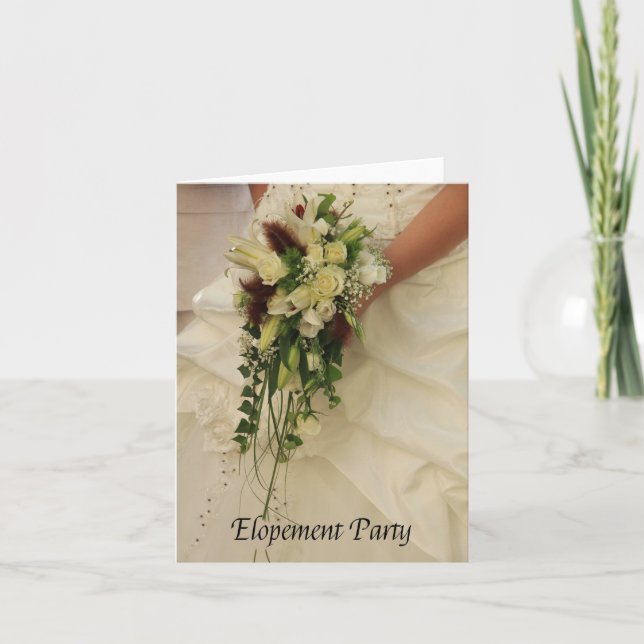 Faire-part Parti Elopement (Devant)