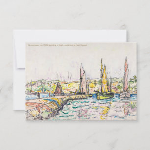 Faire-part Paul Signac-Petit Andely-The River Bank 1920-1929