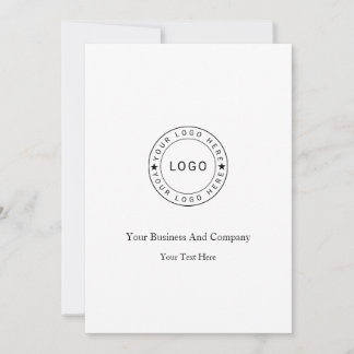 Faire-part Personnalisé votre logo et texte