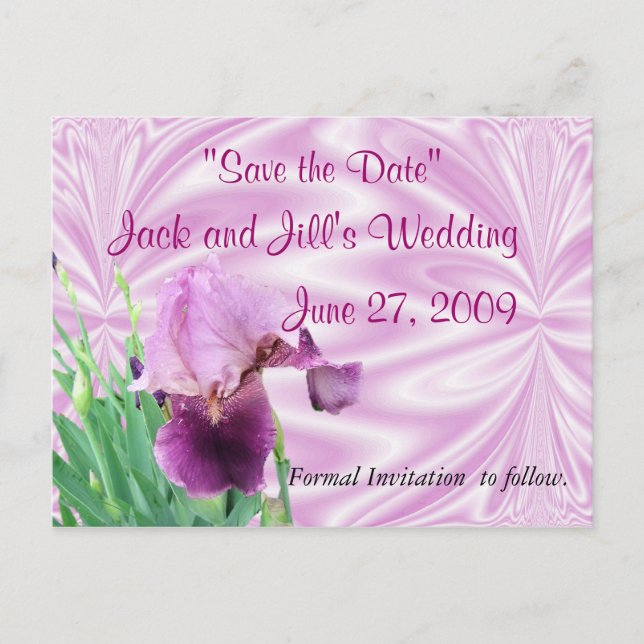 Faire-part Personnaliser de carte postale (Devant)