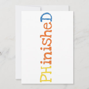 Faire-part PHinisheD DSP Docteur en sciences de la dissociati