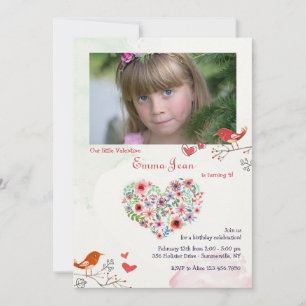 Faire-part photo avec 'Garde Moi Dans Ton Coeur'