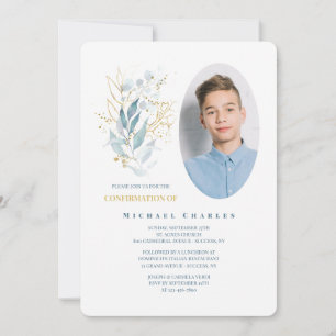 Faire-part photo Bouquet d'herbes