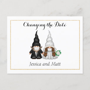 Faire-part Photo Changement de la carte postale Date avec un 