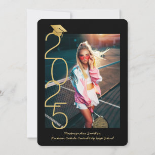 Faire-part Photo Collage Moderne 2025 Graduation Open House