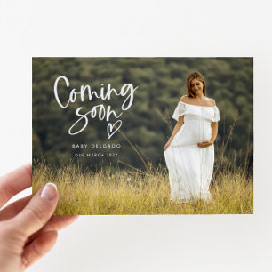 Faire-part photo de grossesse   Bientôt