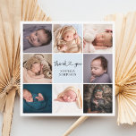 Faire-part photo de script de Merci<br><div class="desc">Script moderne calligrpahy et photo.</div>