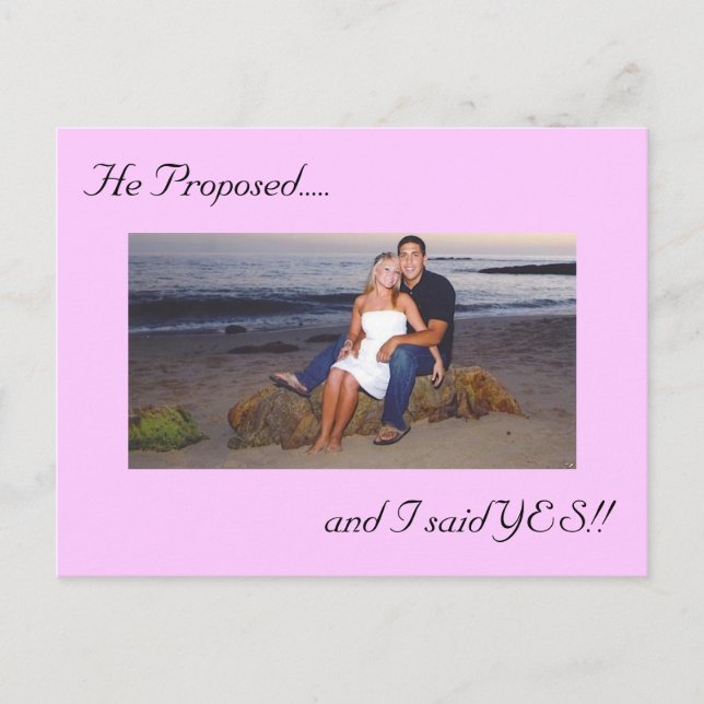 Faire-part Photo Enregistrer la date Carte postale (Devant)