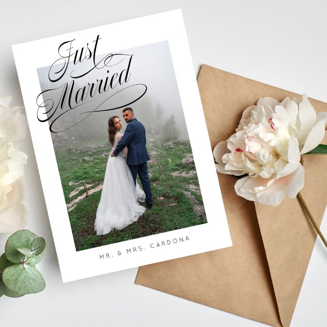 Faire-part photo Fancly Married Elopement (Créateur téléchargé)