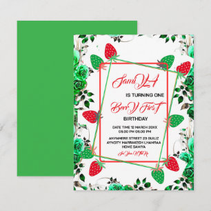 Faire-Part Photo Invitation Anniversaire Premier A