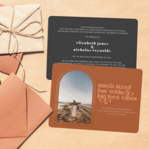 Faire-part photo Micro Mariage téléchargé