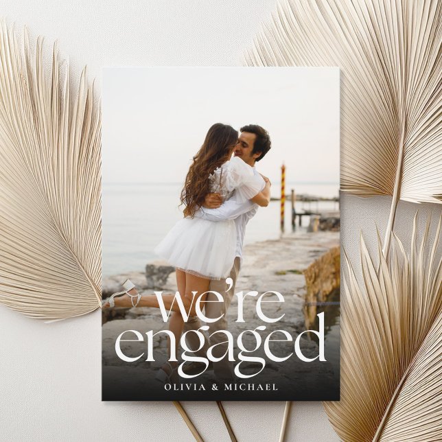 Faire-part photo minimaliste moderne (Créateur téléchargé)