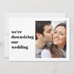 Faire-part Photo Moderne Minimale Nous Sommes En Train De Réd