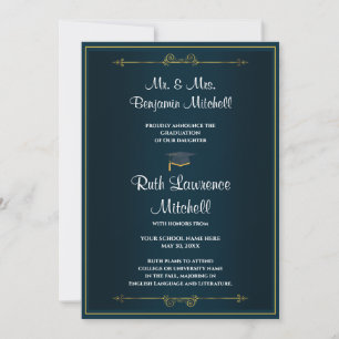 Faire-part Photo Parents Annonce d'un diplôme de la Gold Na