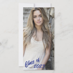 Faire-part Photo personnalisée Classe longue et maigre