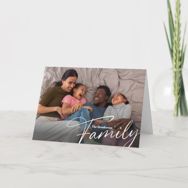 Faire-part Photo simple personnalisée (Devant)